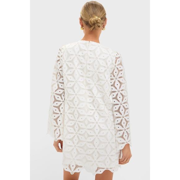 TUCKERNUCK White Floral Lace Camilla Dress Size M NWT Retail $248 Tuckernuck - Picture 2 of 8